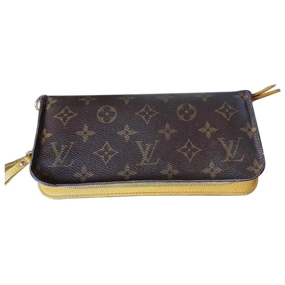 Authentic Louis Vuitton Insolite Wallet with Yellow interior - dust bag included